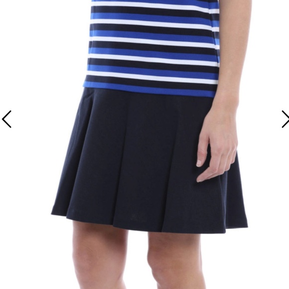 NWT Michael Kors Striped Dress with Flared Skirt - Picture 5 of 8